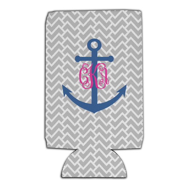 Monogram Anchor 16oz Can Sleeve - Set of 4 - FRONT