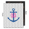 Monogram Anchor 16x20 Wood Print - Front & Back View