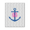 Monogram Anchor 16x20 Wood Print - Front View