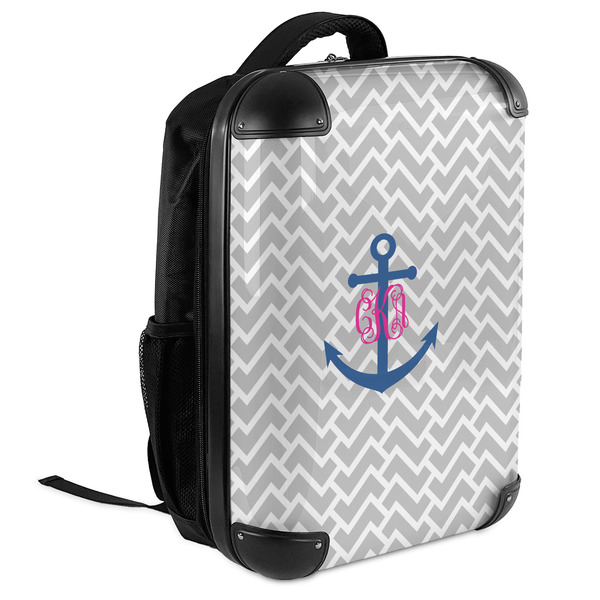 Monogram Anchor 18" Hard Shell Backpacks - ANGLED VIEW