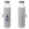 Monogram Anchor 20oz Water Bottles - Full Print - Approval