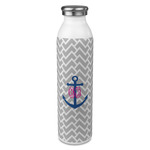 Monogram Anchor 20oz Stainless Steel Water Bottle - Full Print