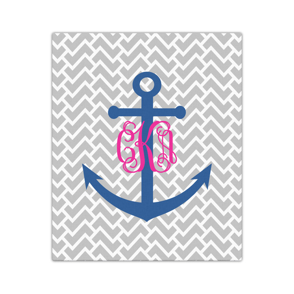 Monogram Anchor 20x24 - Canvas Print - Front View