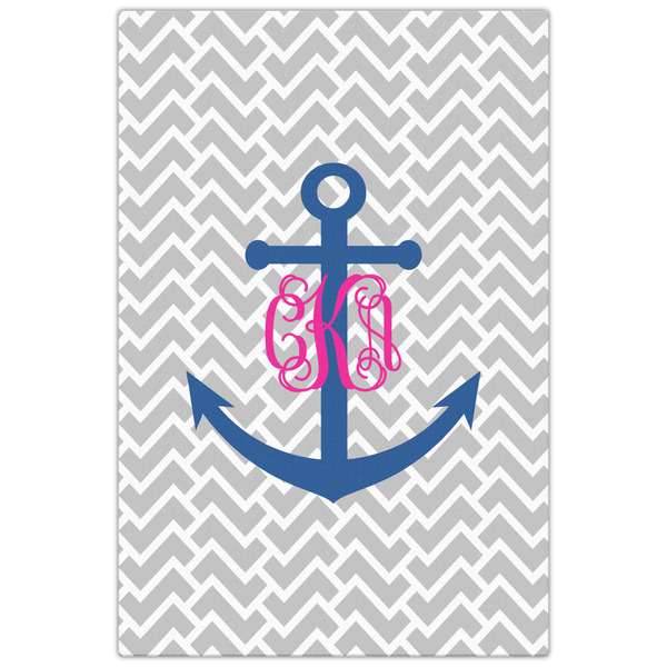Monogram Anchor 20x30 - Canvas Print - Front View
