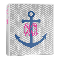 Monogram Anchor 3-Ring Binder (Personalized)