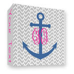 Monogram Anchor 3 Ring Binder - Full Wrap - 3"
