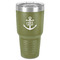 Monogram Anchor 30 oz Stainless Steel Tumbler - Olive - Single-Sided