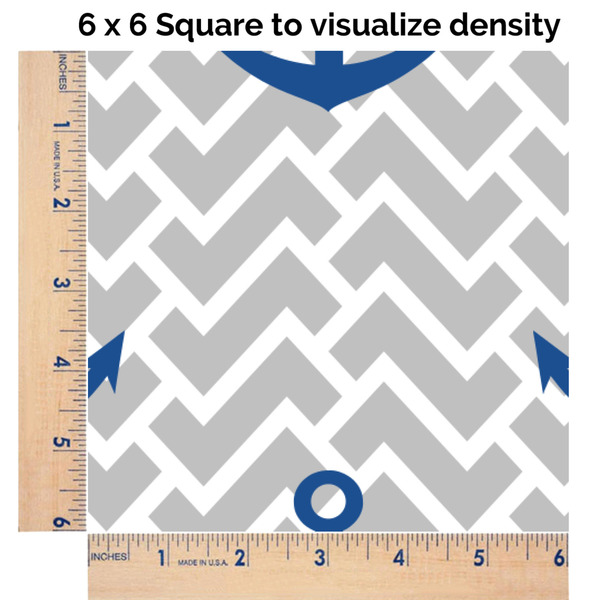 Monogram Anchor 6x6 Swatch of Fabric