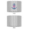 Monogram Anchor 8" Drum Lampshade - APPROVAL (Fabric)