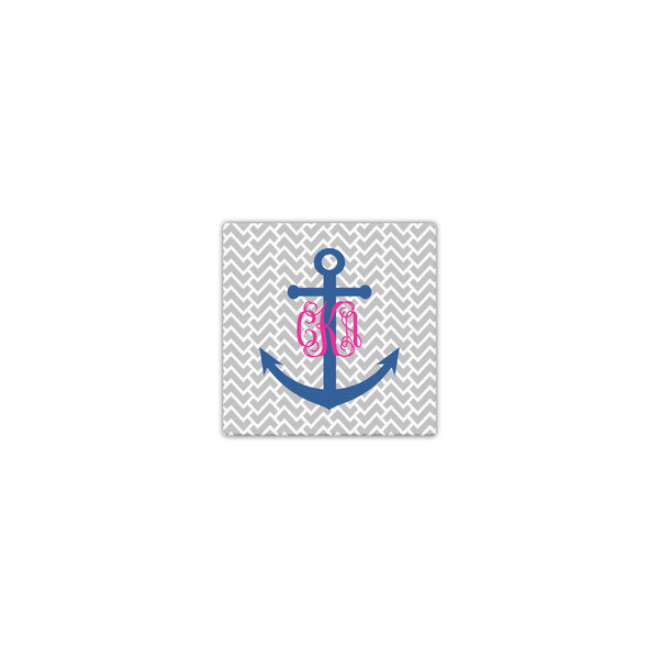 Monogram Anchor 8x8 - Canvas Print - Front View