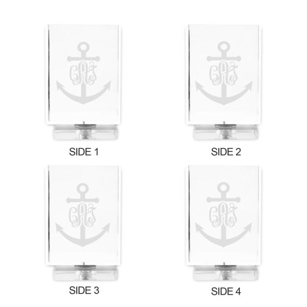 Monogram Anchor Acrylic Pencil Holder - APPROVAL