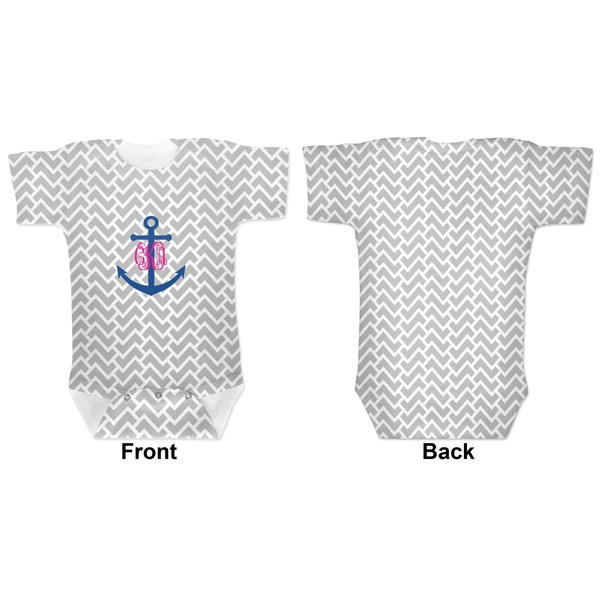 Monogram Anchor Baby Bodysuit Approval