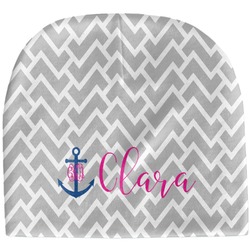 Monogram Anchor Baby Hat (Beanie) (Personalized)