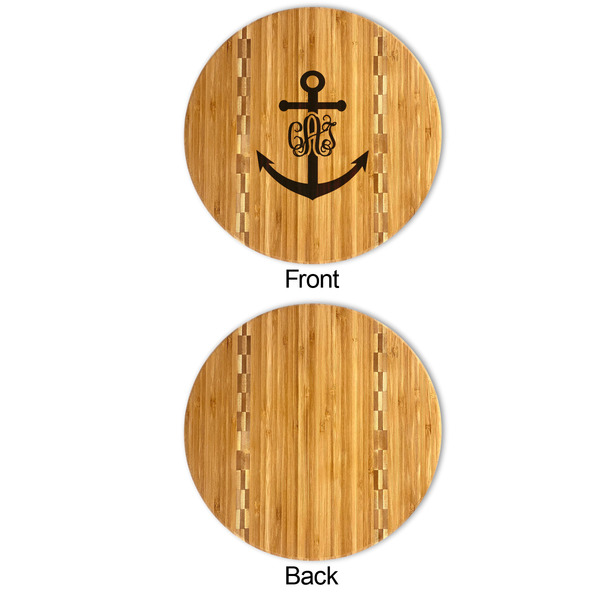 Monogram Anchor Bamboo Cutting Boards - APPROVAL