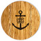 Monogram Anchor Bamboo Cutting Boards - FRONT
