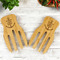 Monogram Anchor Bamboo Salad Hands - LIFESTYLE