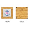 Monogram Anchor Bamboo Trivet with 6" Tile - APPROVAL