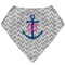 Monogram Anchor Bandana Bib