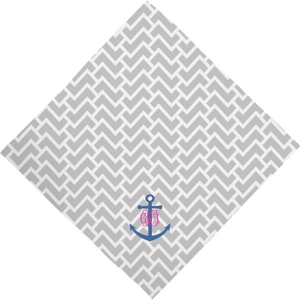 Monogram Anchor Bandana - Full View