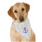 Monogram Anchor Dog Bandana Scarf