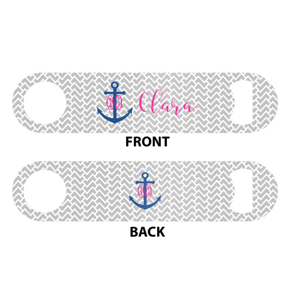 Monogram Anchor Bar Bottle Opener - White - Approval