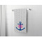 Monogram Anchor Bath Towel - LIFESTYLE