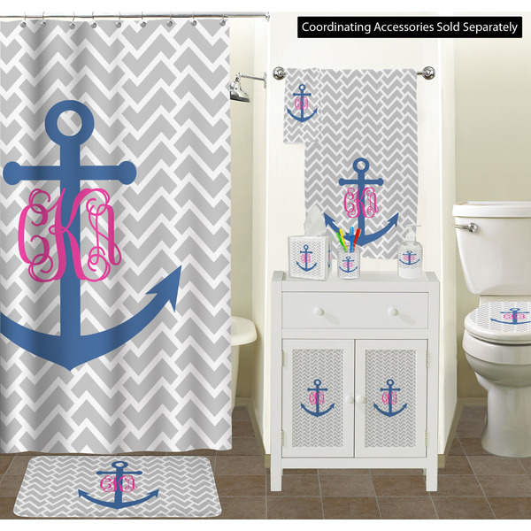 Monogram Anchor Bathroom Scene