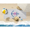 Monogram Anchor Beach Towel Lifestyle