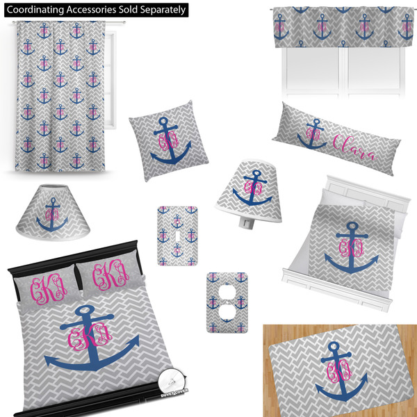 Monogram Anchor Bedroom Decor & Accessories2