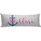 Monogram Anchor Body Pillow Case