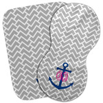 Monogram Anchor Burp Cloth