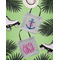 Monogram Anchor Canvas Tote Lifestyle Front and Back- 13x13