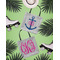 Monogram Anchor Canvas Tote Lifestyle Front and Back
