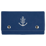 Monogram Anchor Cards & Dice Set - Navy Blue