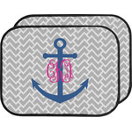 Monogram Anchor Car Floor Mats (Back Seat) (Personalized)
