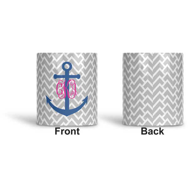 Monogram Anchor Ceramic Pen Holder - Apvl