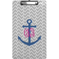 Monogram Anchor Clipboard (Legal Size)