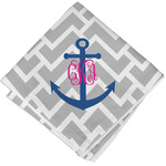 Monogram Anchor Cloth Napkin