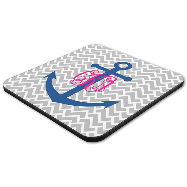 Monogram Anchor Coaster Set - FLAT (one)