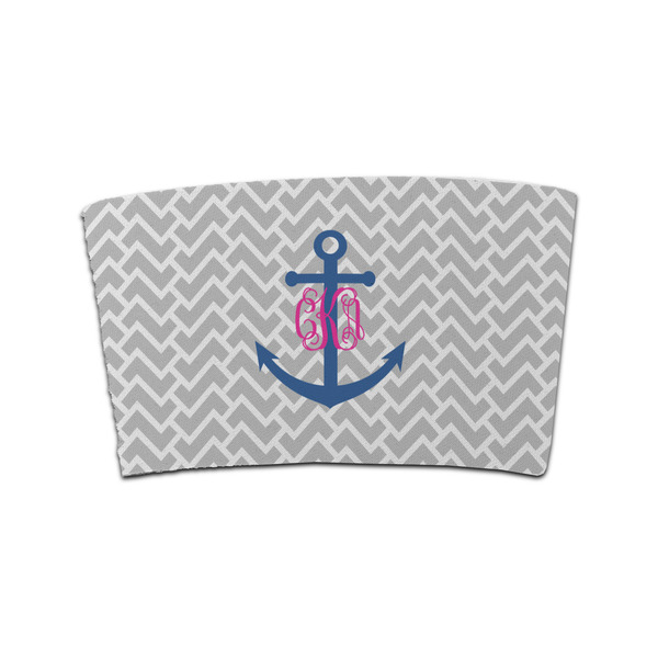 Custom Monogram Anchor Coffee Cup Sleeve