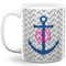 Monogram Anchor Coffee Mug - 11 oz - Full- White