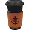 Monogram Anchor Leatherette Cup Sleeve - Double Sided