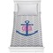 Monogram Anchor Comforter - Twin XL (Personalized)