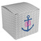 Monogram Anchor Cube Favor Gift Box - Front/Main