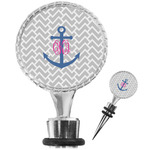 Monogram Anchor Wine Bottle Stopper (Personalized)