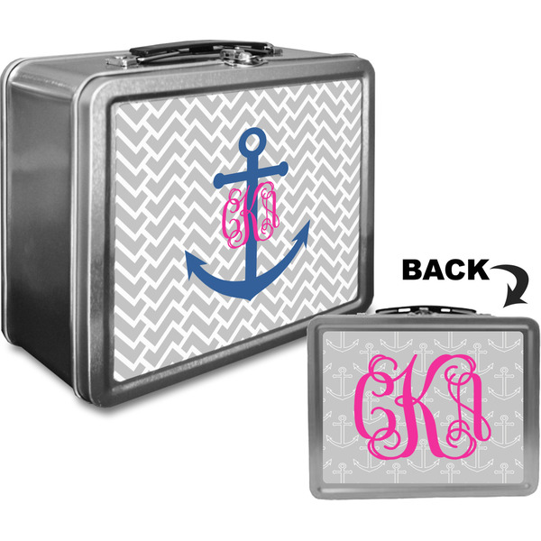 Monogram Anchor Custom Lunch Box / Tin Approval