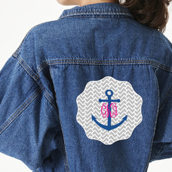 Monogram Anchor Large Custom Shape Patch - 2XL