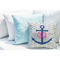 Monogram Anchor Decorative Pillow Case - LIFESTYLE 2