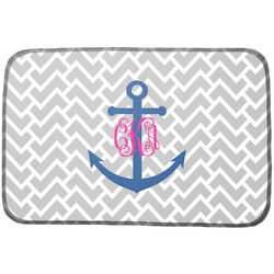 Monogram Anchor Dish Drying Mat (Personalized)
