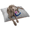Monogram Anchor Dog Bed - Large LIFESTYLE